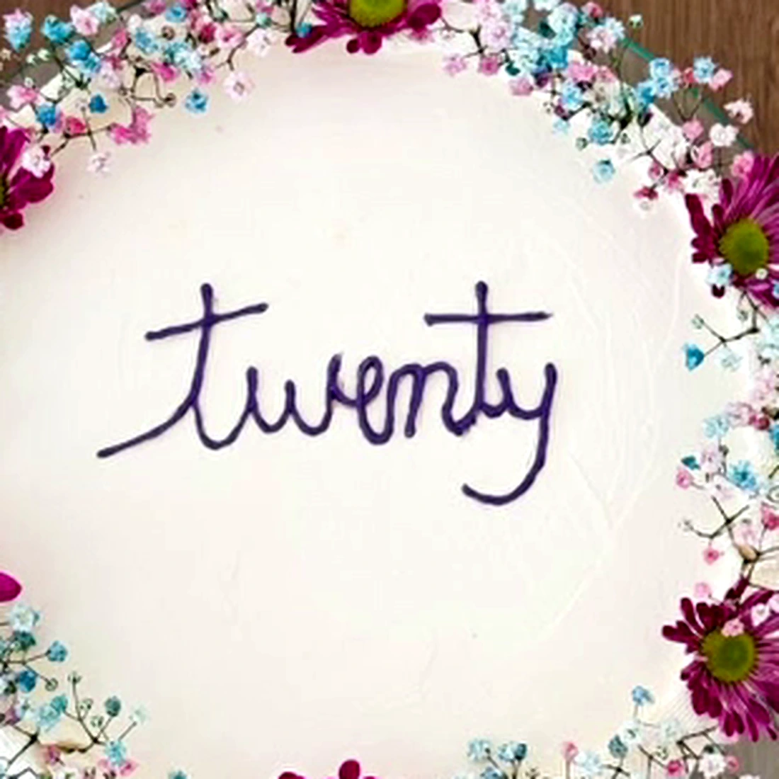 Bolo floral Twenty
