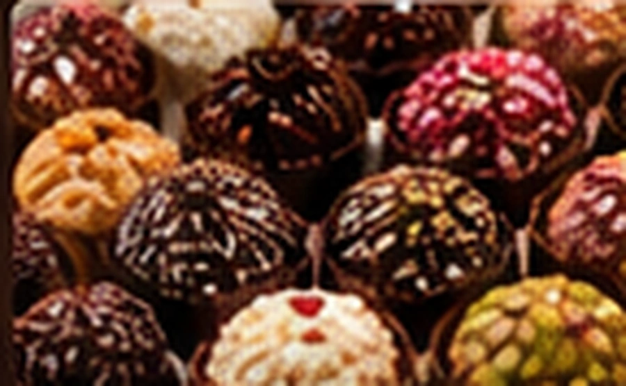 Seleção de brigadeiros gourmet